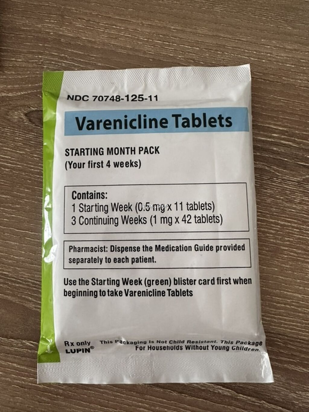 Varenicline Tablets – Starting Month Pack (ilk 4 həftəlik kurs)