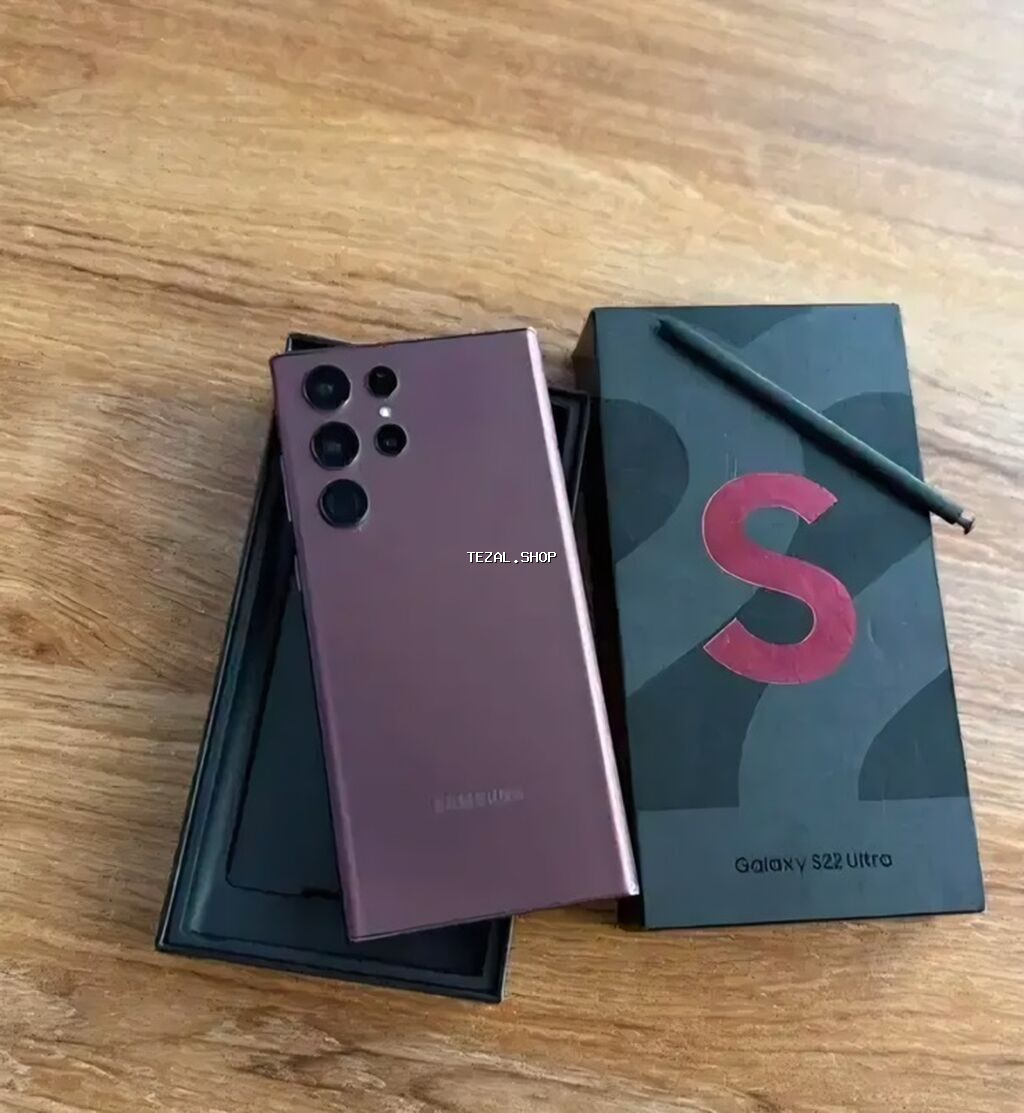 Samsung Galaxy S22 Ultra, 256 GB, rəng - Bənövşəyi, Zəmanət, Düyməli, Sensor