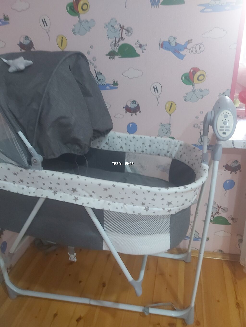 Elektron beşik musiqili, tezedir, hech istifade, olunmayıb, - Rəng - şəkil 2