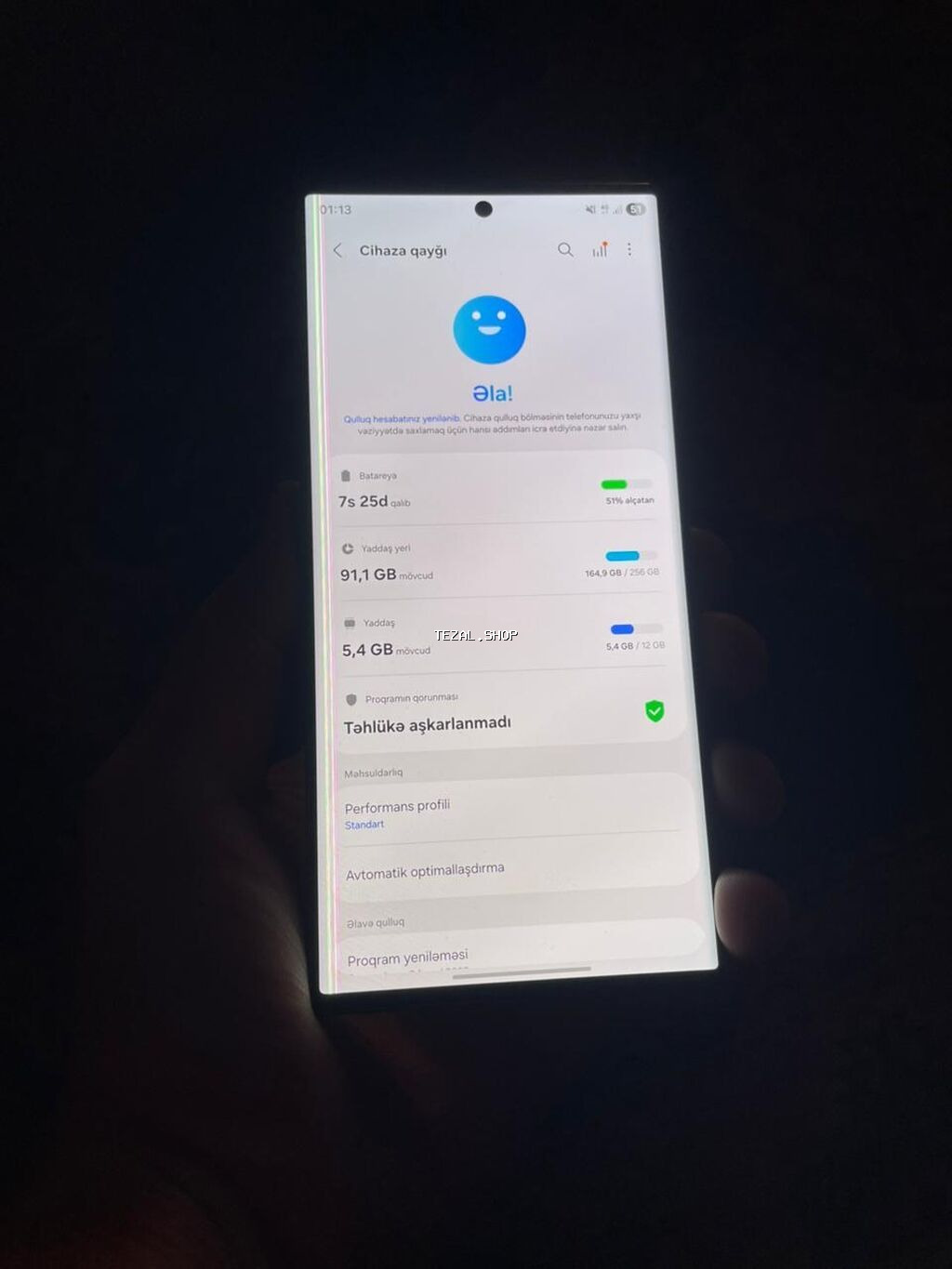 Samsung Galaxy S23 Ultra, 256 GB, rəng - Qara, Simsiz şarj - şəkil 5