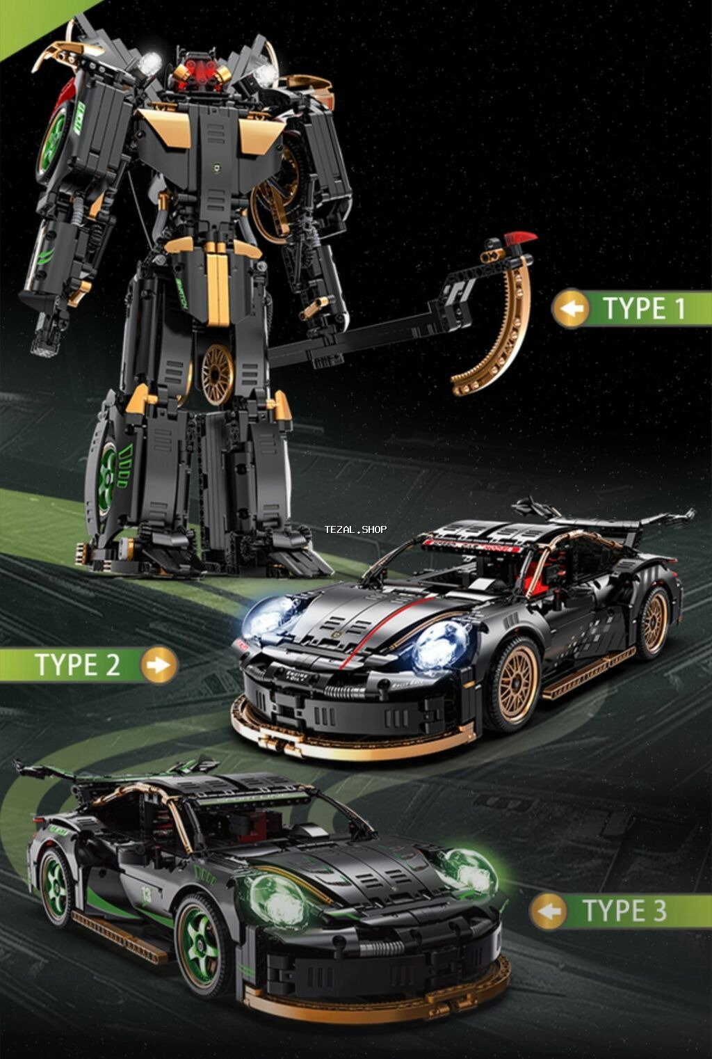 Maşın robot Leqo-kanstruktor iri həcmli.Qiyməti 85azn.Watçapada yaza - şəkil 2