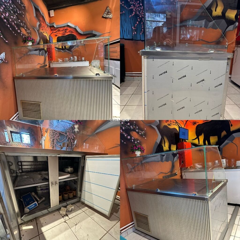 İlk öncə Restoran bağlanır az işlənmiş avadanlıqlar satılır 4 ədəd