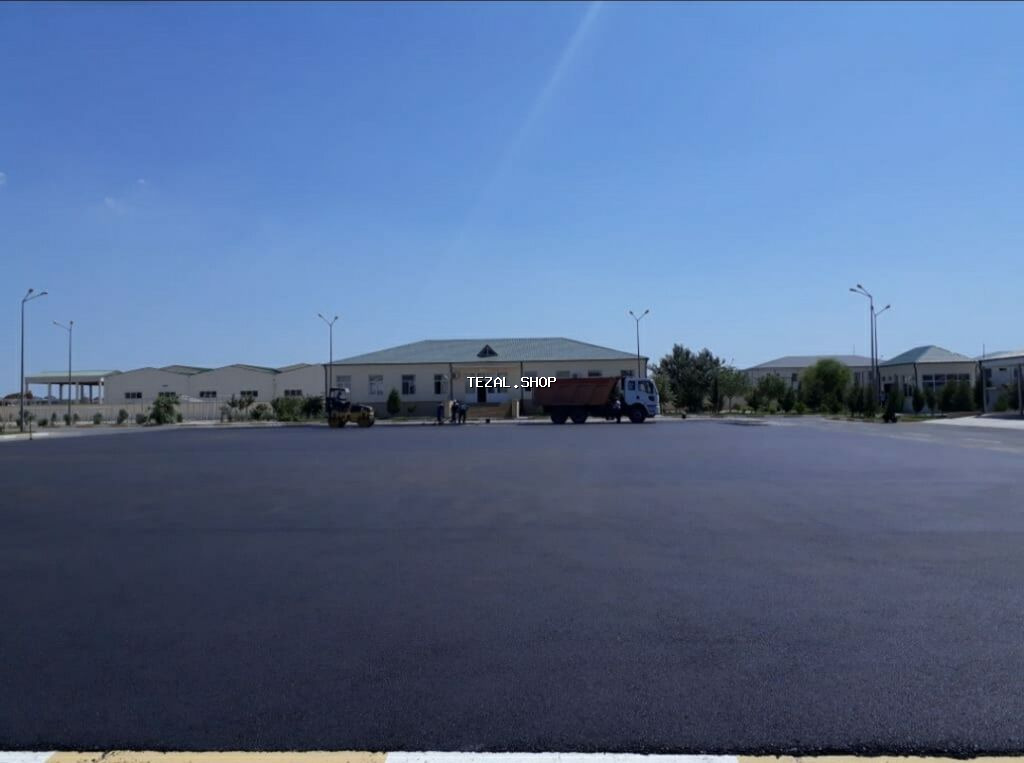 Asfalt islerinin gorulmesi. Mehelle daxili yollar bina saheleri - şəkil 2