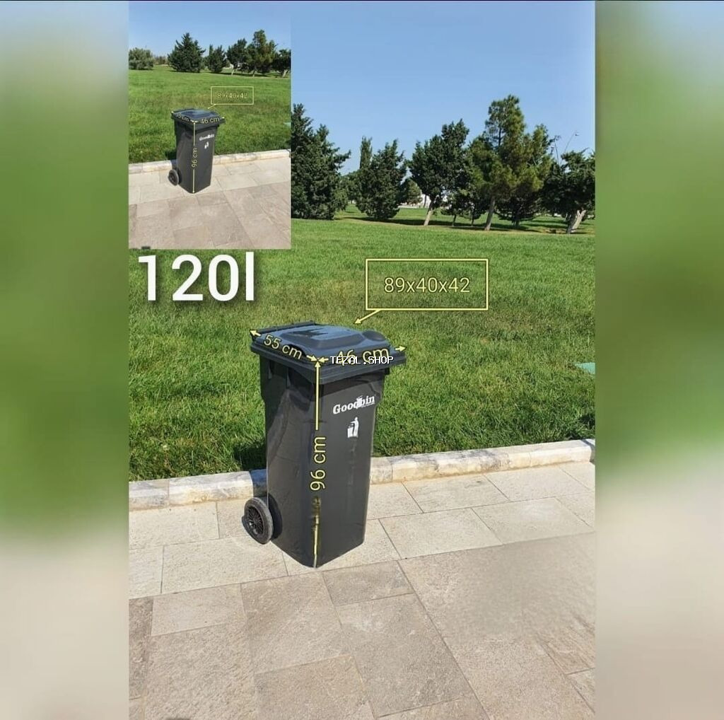Zibil qutusu 20 litr başqa lutraj və çeşidlər var 20 litrdən 1100 - şəkil 4