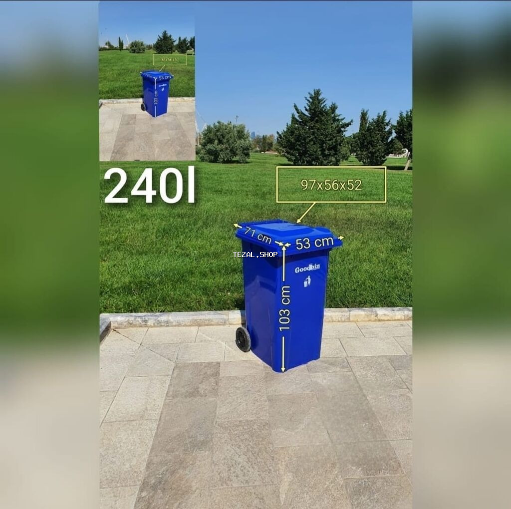 Zibil qutusu 20 litr başqa lutraj və çeşidlər var 20 litrdən 1100 - şəkil 5