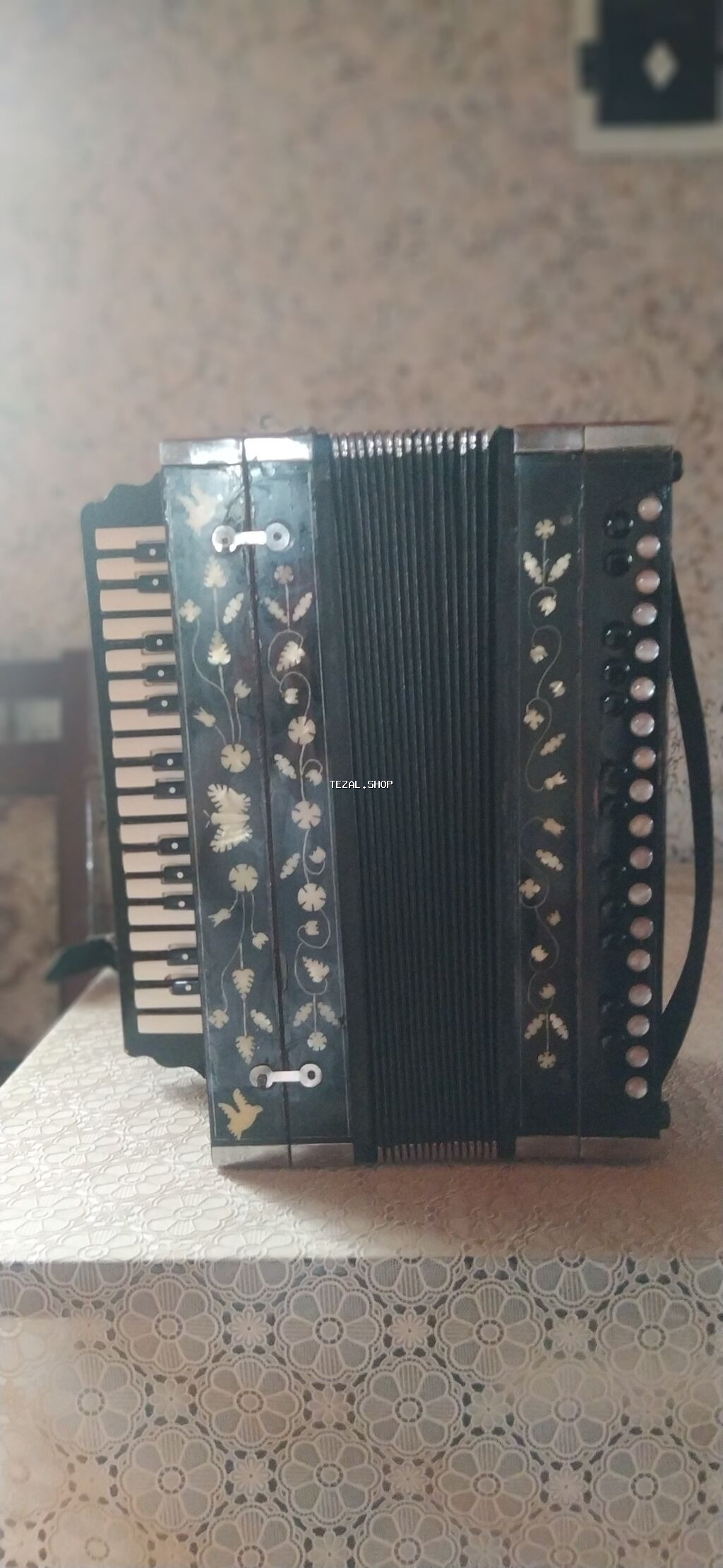 Qarmon, Akustik, İşlənmiş, Ünvandan götürmə - şəkil 2