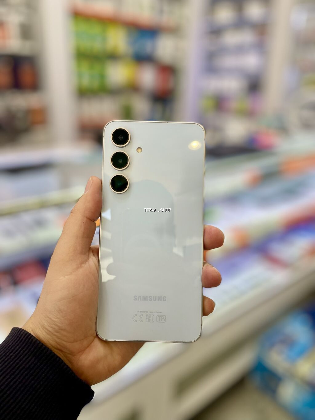 Samsung Galaxy S24 FE, 128 GB, rəng - Mavi, Barmaq izi