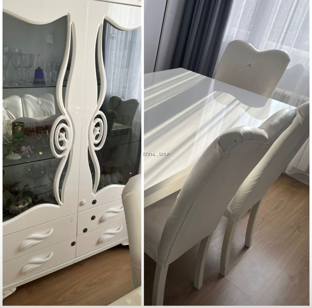 Stenka ve stol 6 stul bir yerde 300 manat.Stullarda xirda defektler