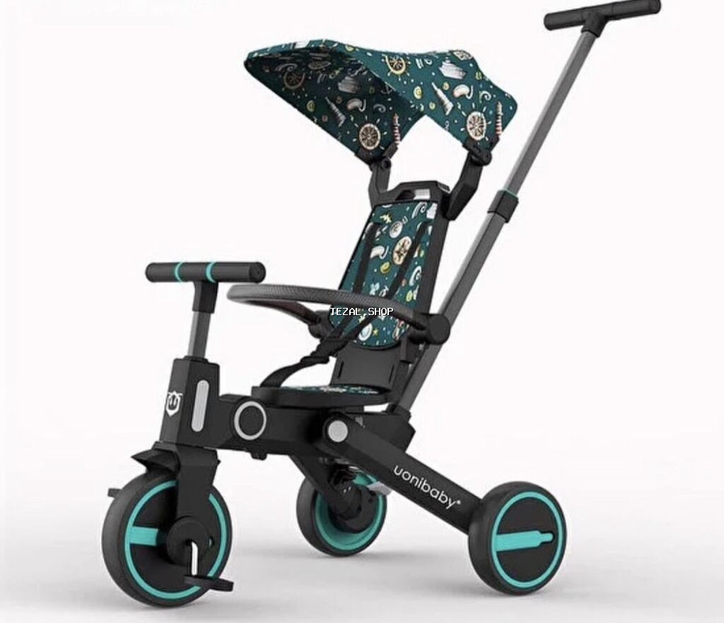Uşaq üçün çoxfunksiyalı 3 təkərli velosiped/araba - Brend: Uonlibaby