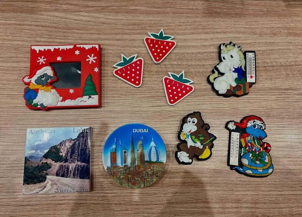 Maqnitler Qiymet tek-tek 2 azn, hamisi birlikde 15 azn