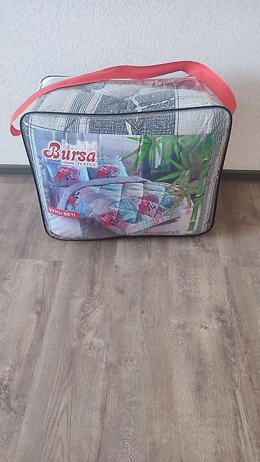 2 nəfərlik Dəst.Yorğan və 2 yastıq dəsti.Hədiyyə verilib istifadə - şəkil 2