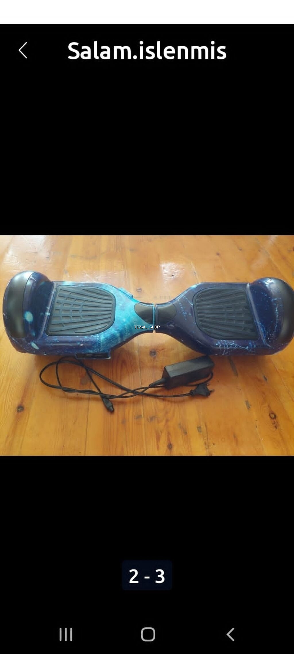 Salam.segvey cox islenmeyib hec bir problemi yoxdur.adapteri var - şəkil 3