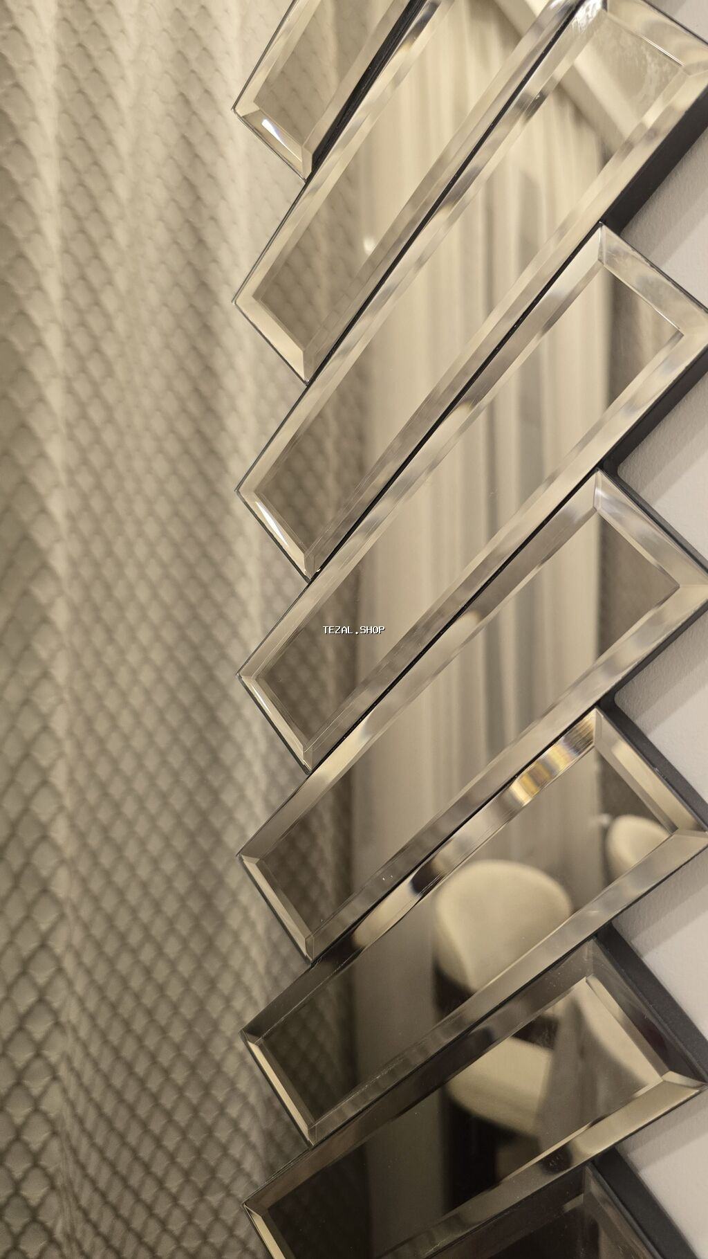 Güzgü Divar üçün, Düzbucaqlı, Dekorativ, Çərçivə ilə