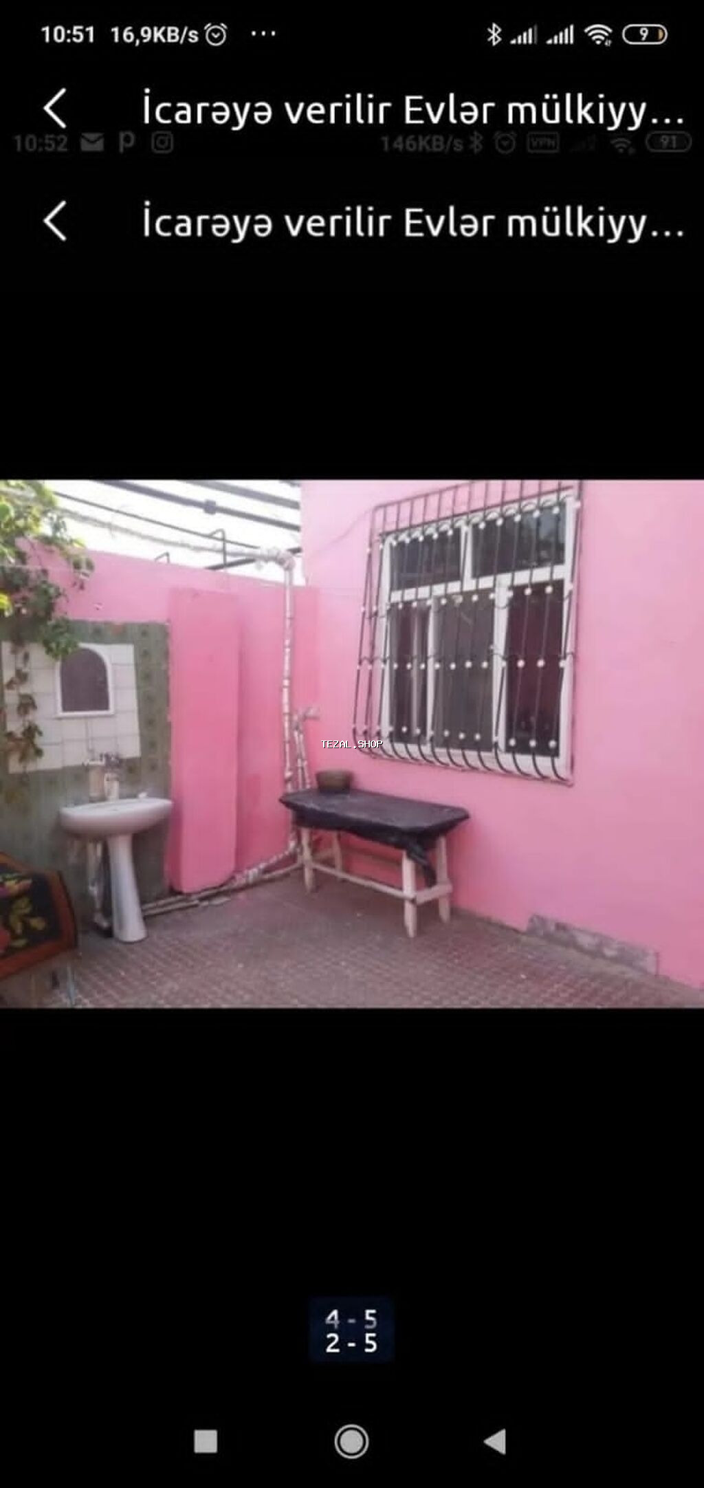 Kənd Əhmədlidə mərkəzdə poçtun arxasinda 4 otaqlı həyət evi.Yalniz - şəkil 2