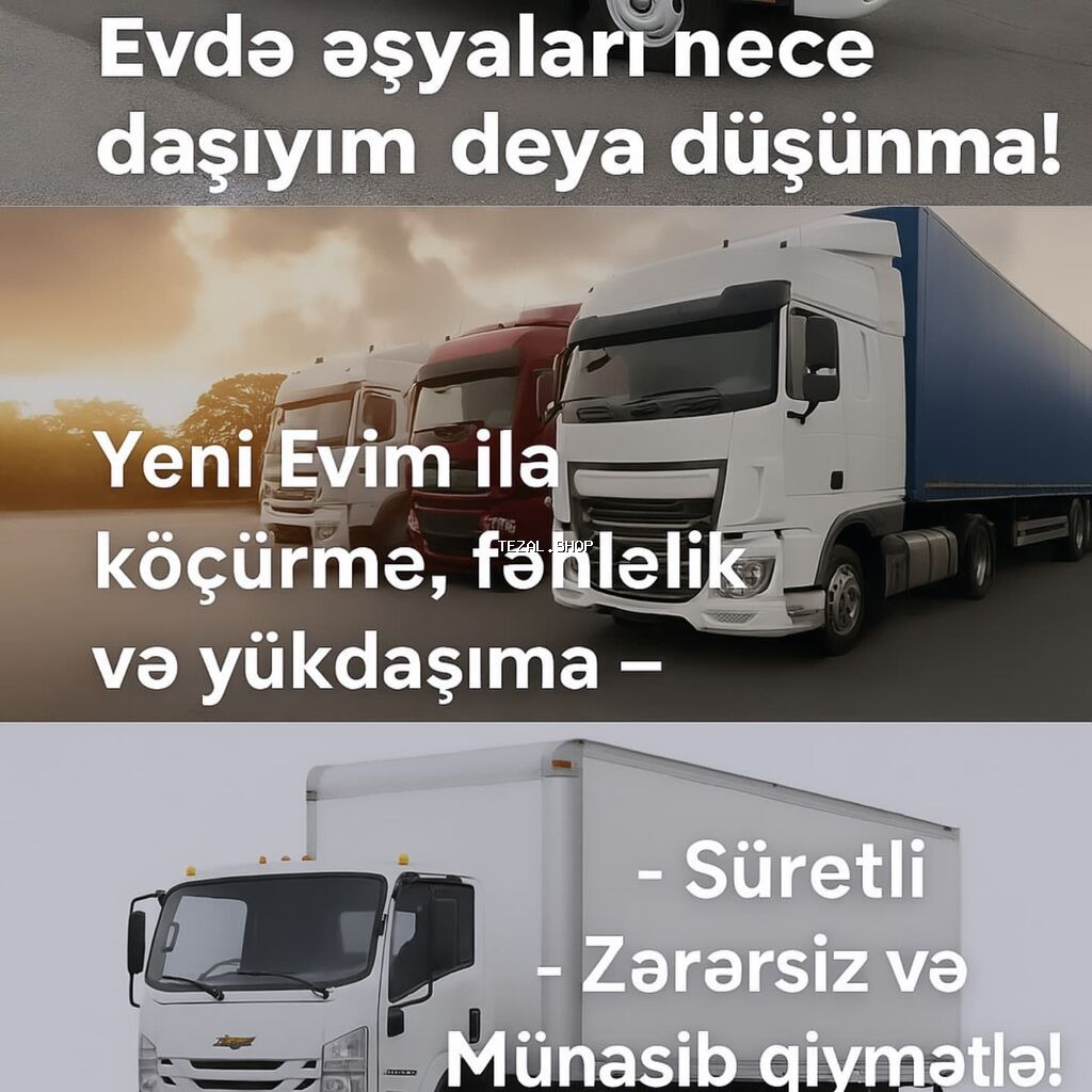 🚚 YENİ EVİM YÜK DAŞIMA - şəkil 2