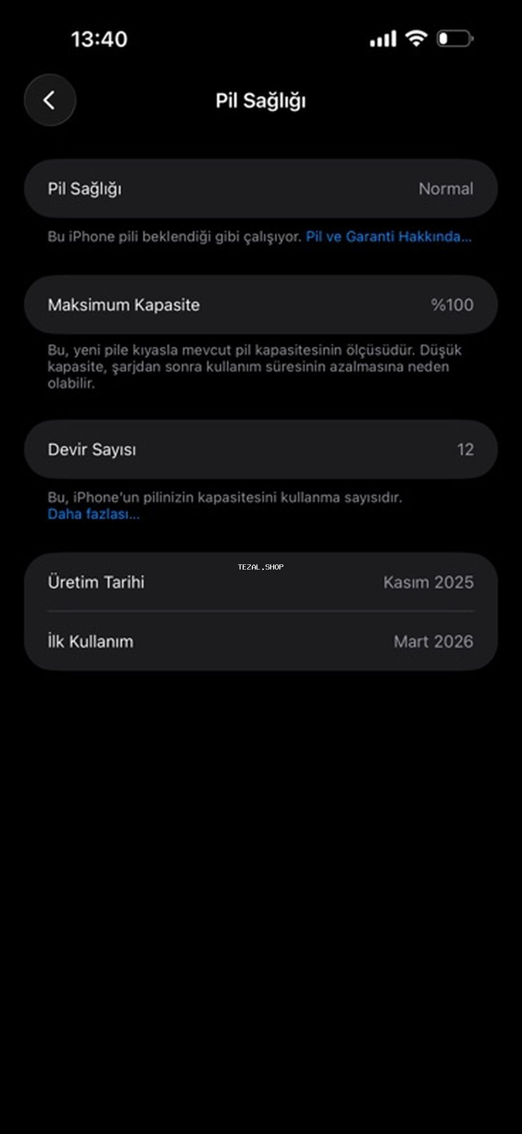 IPhone 17 Pro Max, 256 GB, Mavi - şəkil 3