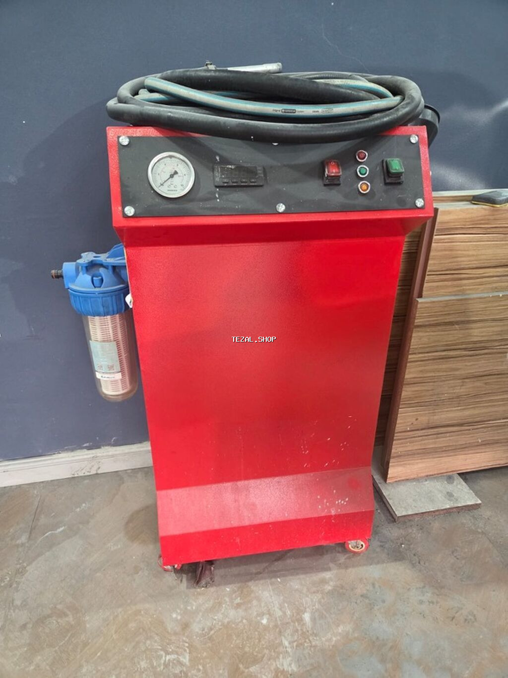 Avtomobil radiator və soyutma sistemi yuma aparatı - Qırmızı metal