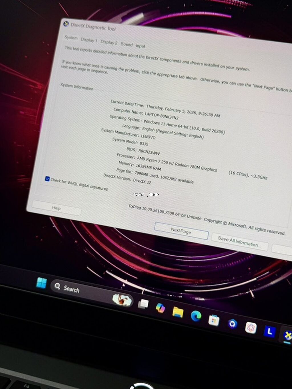 Lenovo LOQ, 15.6 ", AMD Ryzen 7, 512 GB - şəkil 4