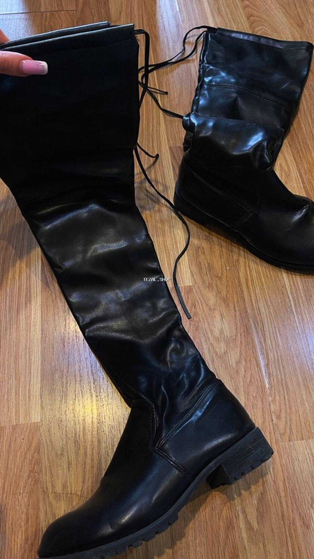 Uzunboğaz, Ölçü: 36, rəng - Qara, İşlənmiş