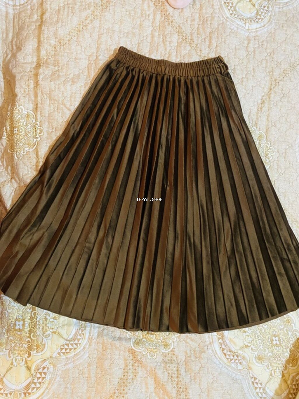 Qadın geyim dəsti – 4 məhsul 1) Boya fırçası effektli şalvar - Ağ - şəkil 3