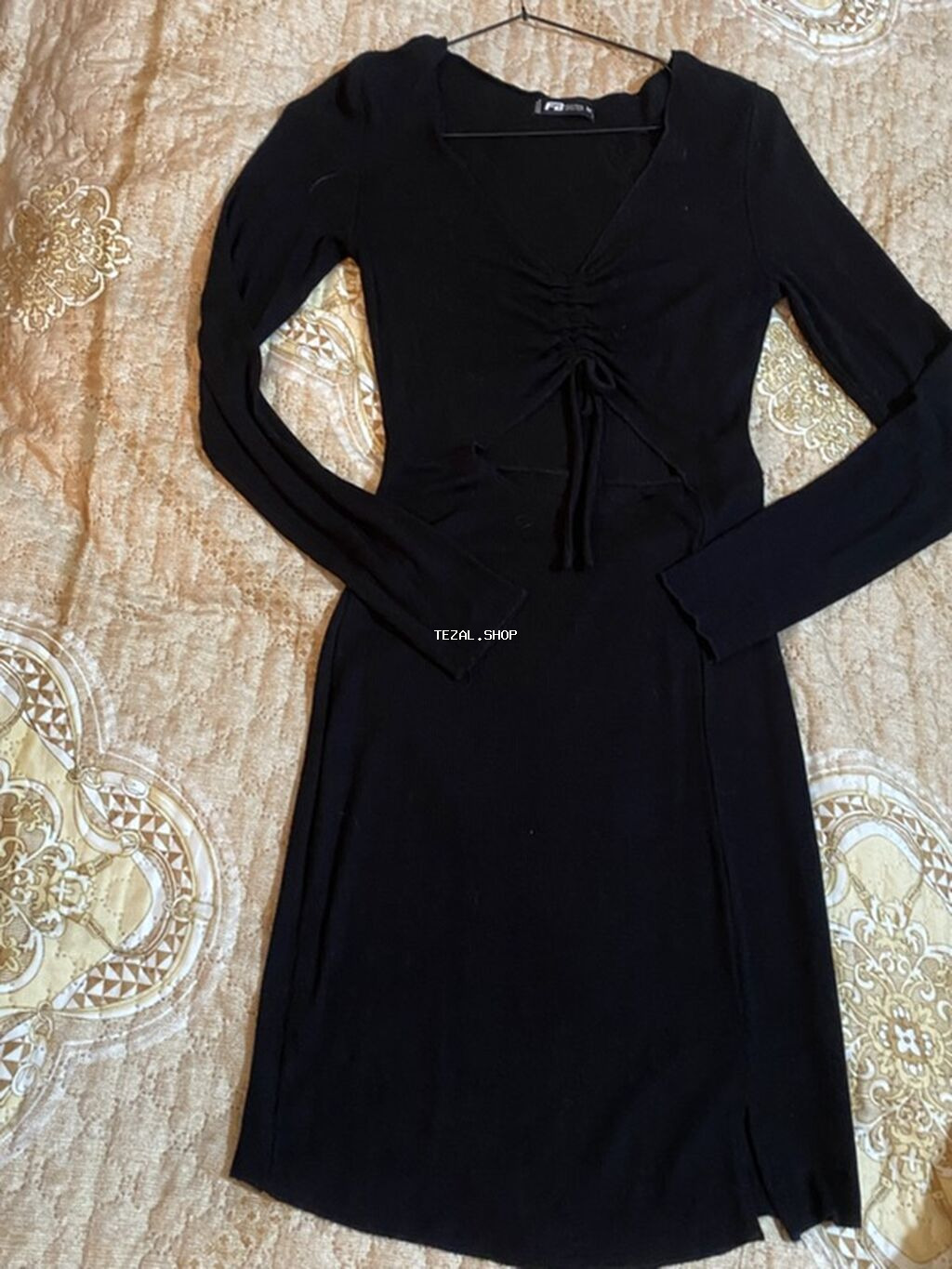 Qadın geyim dəsti – 4 məhsul 1) Boya fırçası effektli şalvar - Ağ - şəkil 4