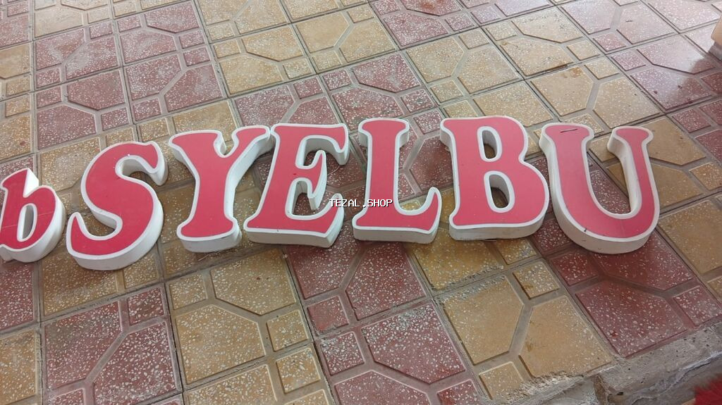 Həcimli reklam hərfləri – çöl və daxili vitrin üçün - Material - şəkil 2