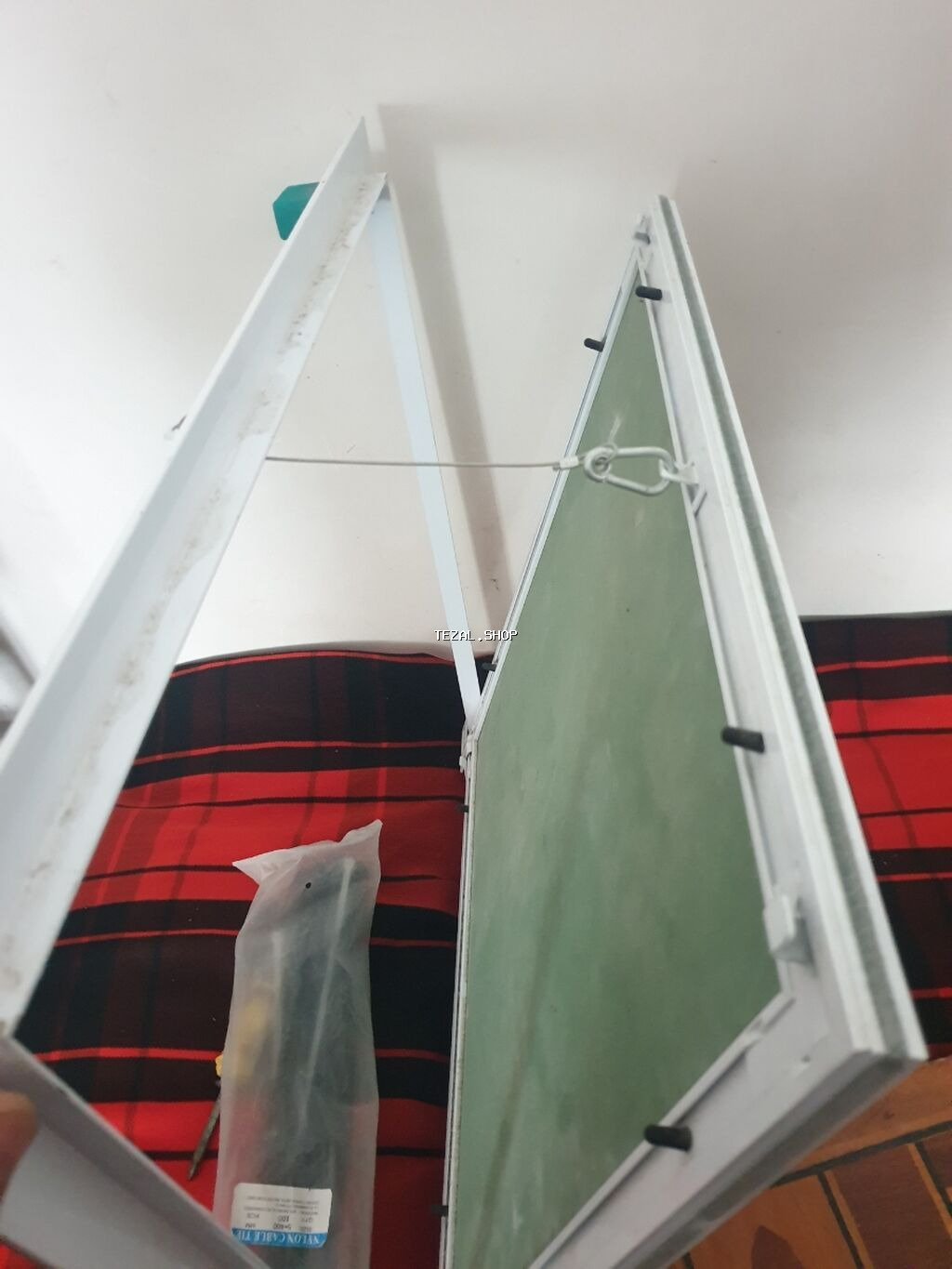 Alüminium çərçivəli kvadrat reklam/vitrin afişa çərçivəsi - Ön - şəkil 2