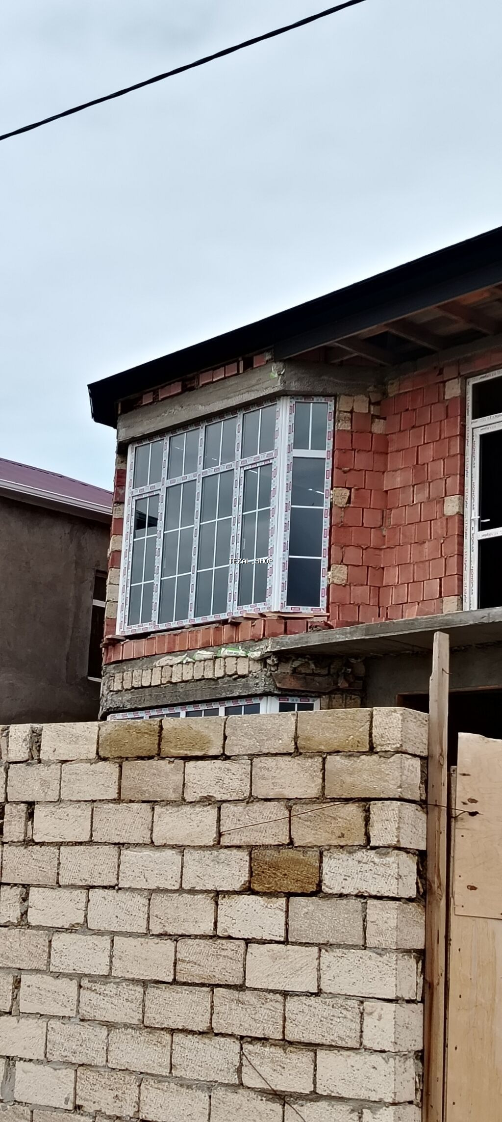 Yeni İkiqat şüşə paketi Plastik pəncərə, Еni: 140 sm, Uzunluğu: 160 sm, Pulsuz quraşdırma - şəkil 4