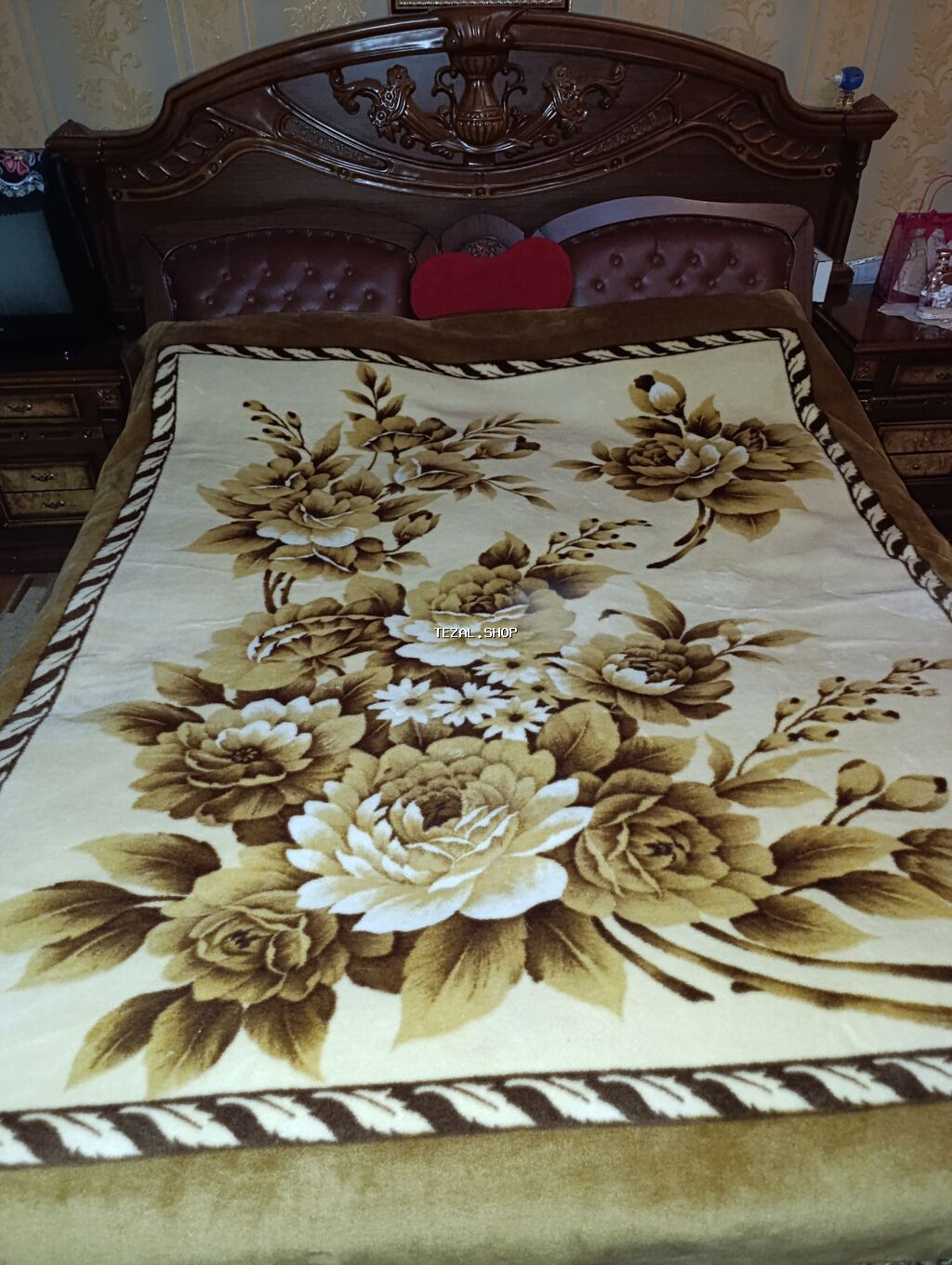 Uşaq mebeli və yataq otağı dəsti 1) Beşik: - Rəng: açıq mavi-ağ - - şəkil 5