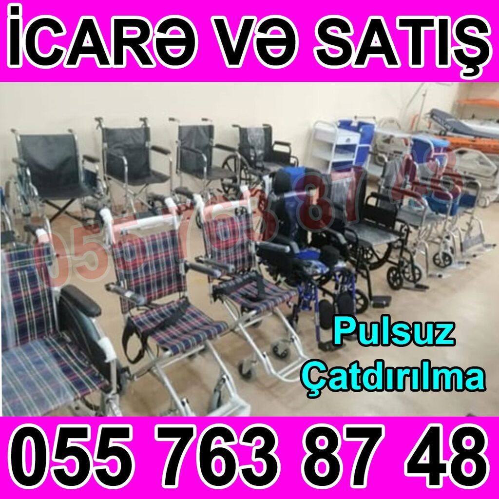 İcarə və satış – əlil arabaları və reabilitasiya kresloları • Geniş