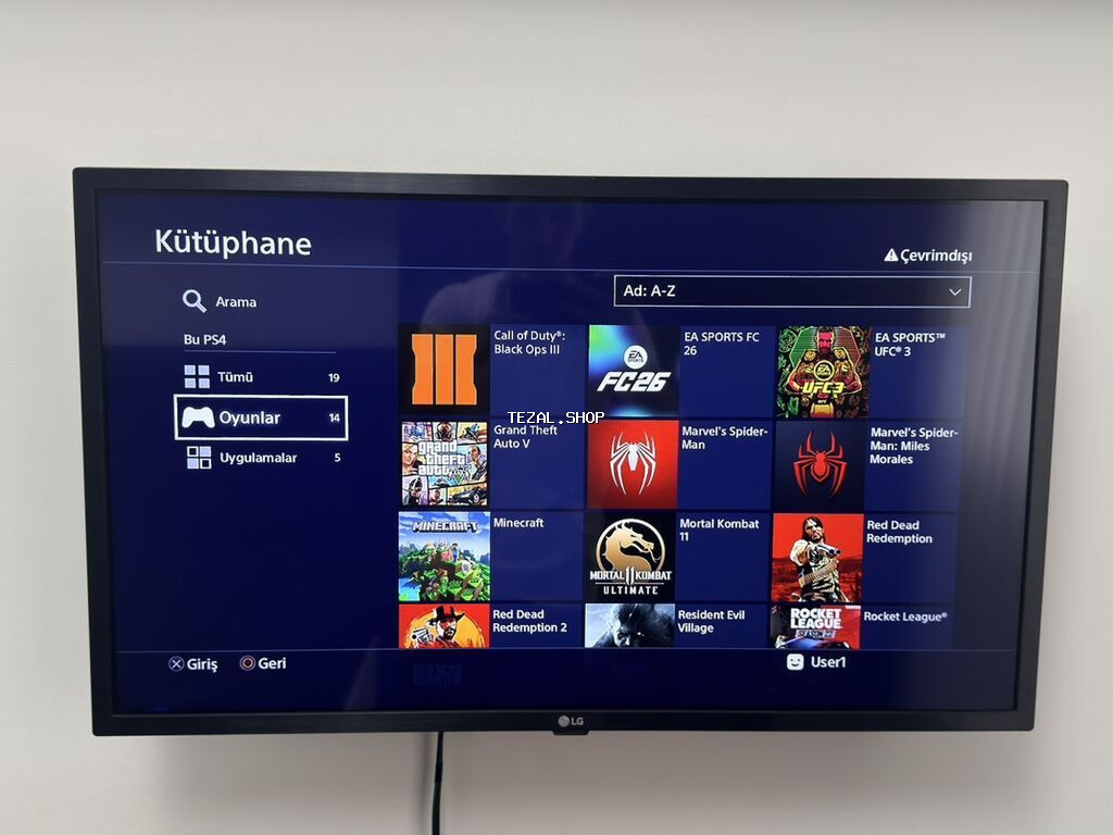 🎮 PS4 Slim Limited Edition – 2 Pult +15 Oyun (İcarə) 🔥 Xüsusi - şəkil 4