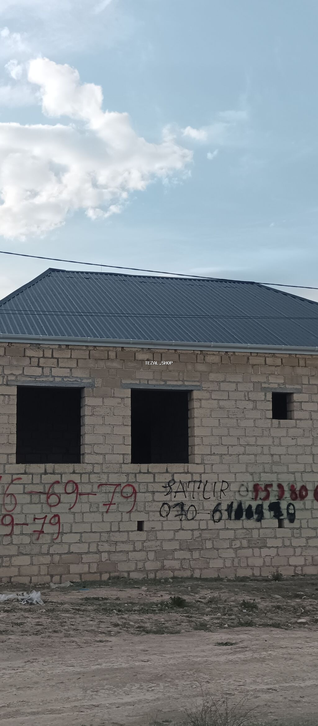 Satılır: tikinti mərhələsində fərdi yaşayış evi - Layihə: 1 mərtəbə + - şəkil 2