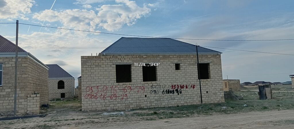 Satılır: tikinti mərhələsində fərdi yaşayış evi - Layihə: 1 mərtəbə + - şəkil 4