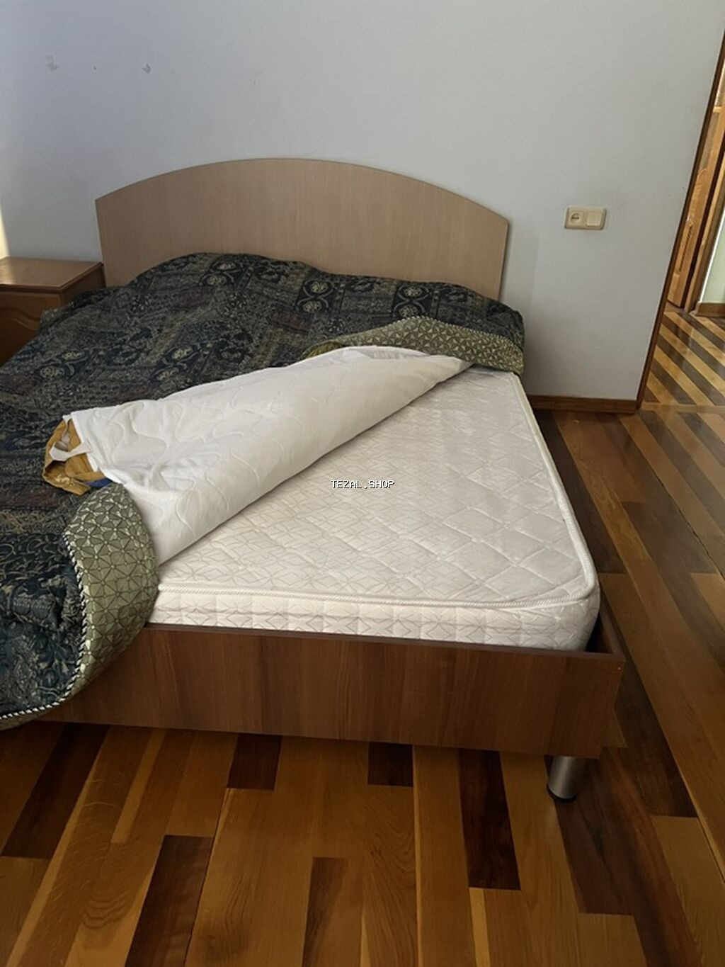 İkinəfərlik çarpayı, Matras ilə, Siyirməsiz - şəkil 3