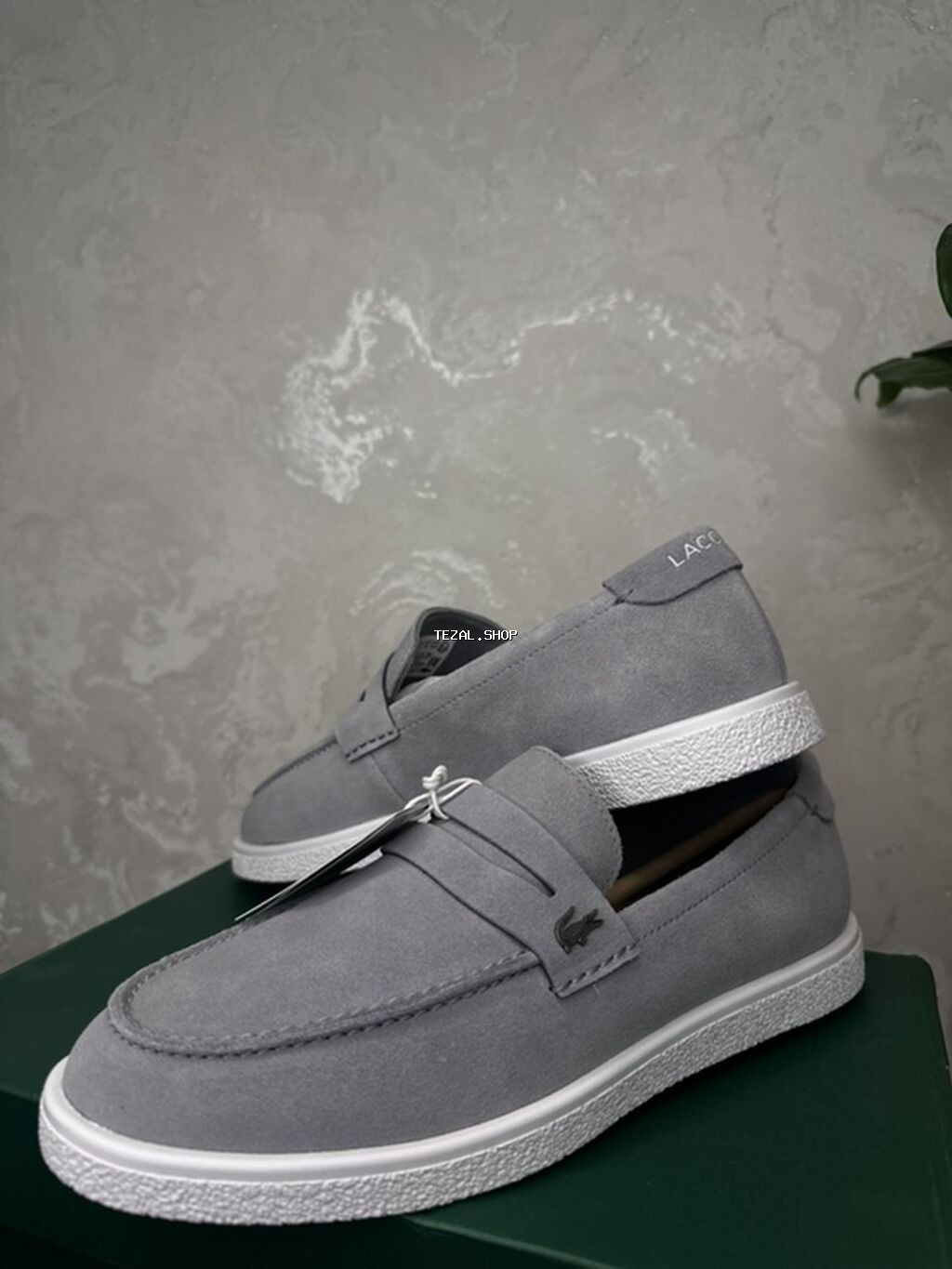 Yenidir.Lacoste – kişi loaferləri 42 ölçü (razmer ) geyinenlere - şəkil 3