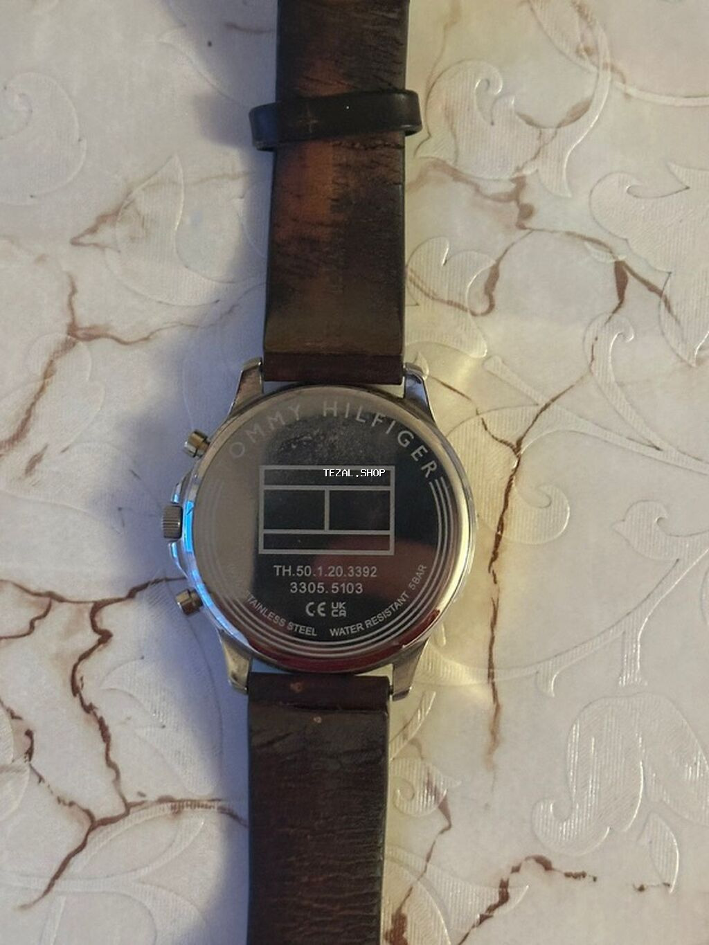 İşlənmiş, Qol saatı, Tommy Hilfiger, rəng - Qəhvəyi - şəkil 2