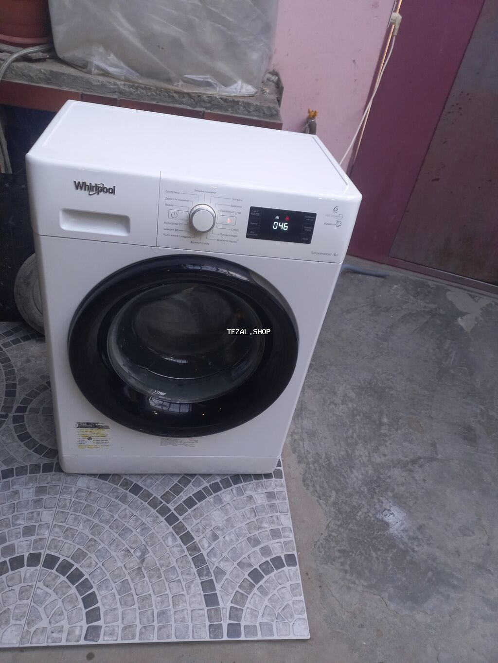 Whirlpool ön yükləməli paltaryuyan maşın hecbir prablemi yoxdur tecili