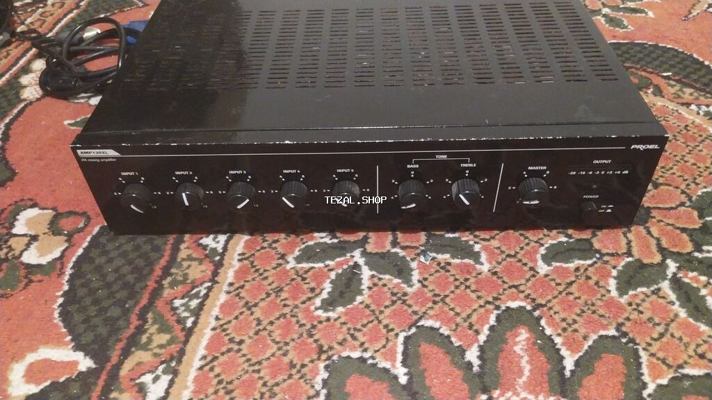 PROEL AM80/30XL – PA analog gücləndirici Xüsusiyyətlər: - Ön paneldə