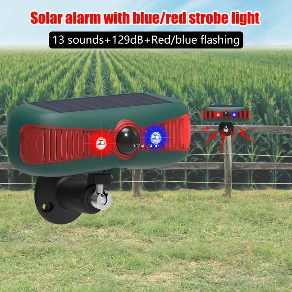 Günəş enerjili infraqırmızı sensorlu siqnal cihazı - 13 fərqli səs - şəkil 3