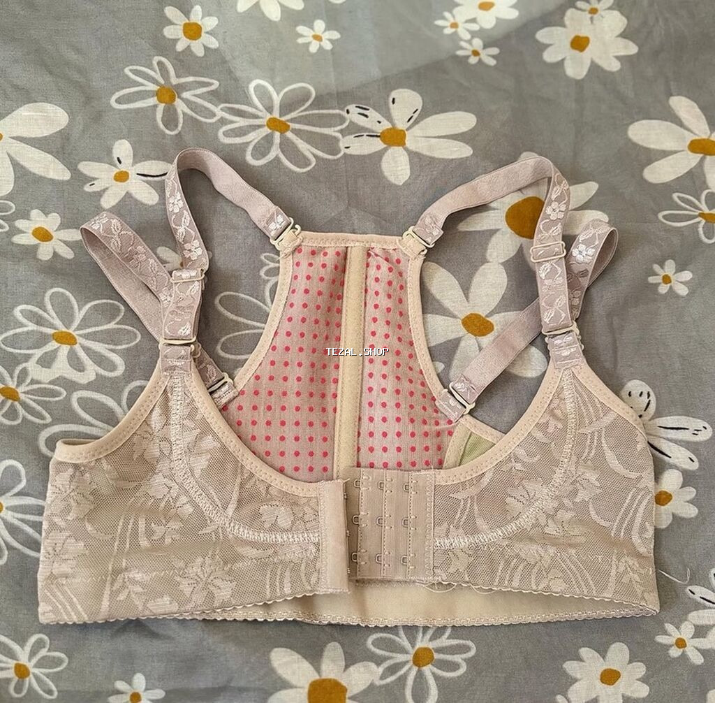 Qadın bel-diqəldici korset/sutyen - Rəng: bej/nude - Ön hissədə 3 - şəkil 4