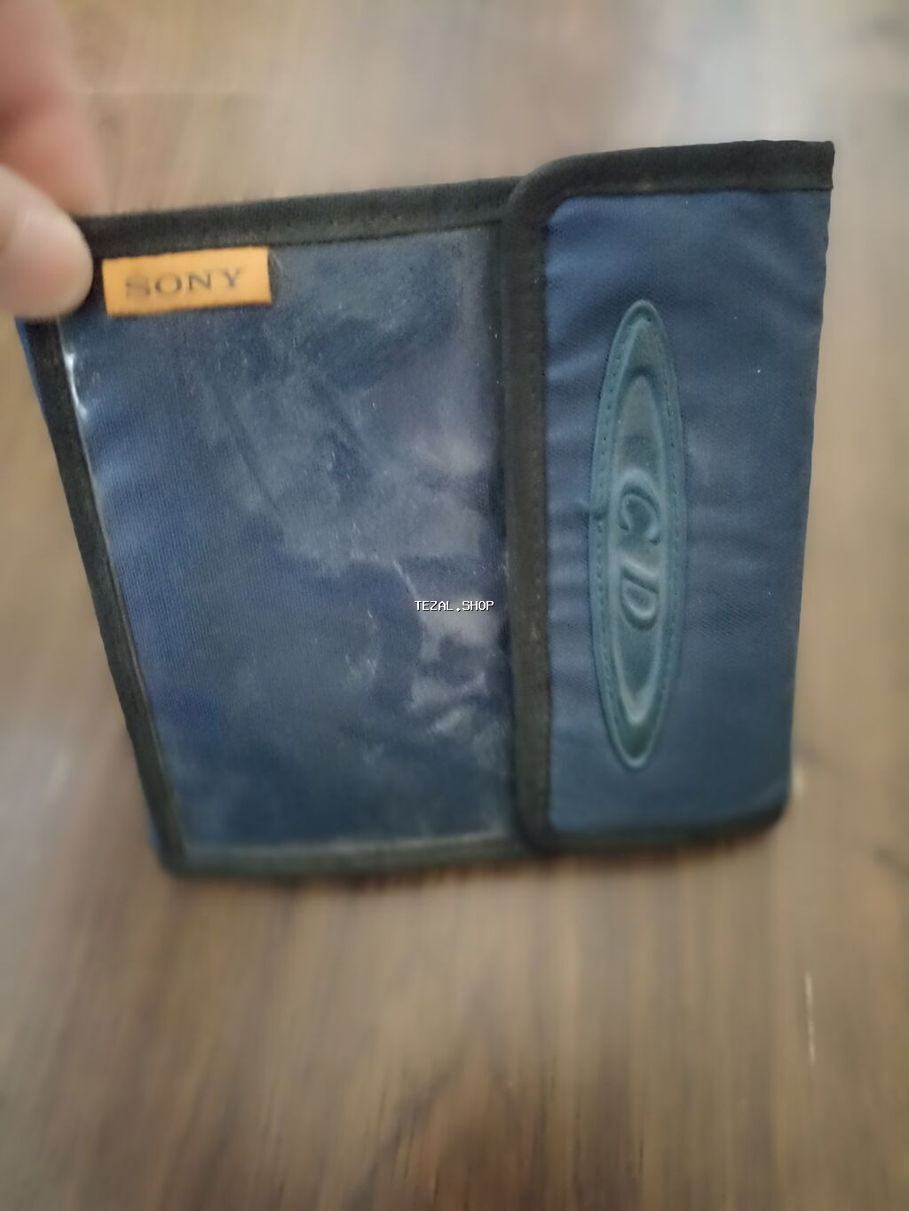 Sony CD/DVD disk qabı – yumşaq parça materialdan, qatlana bilən