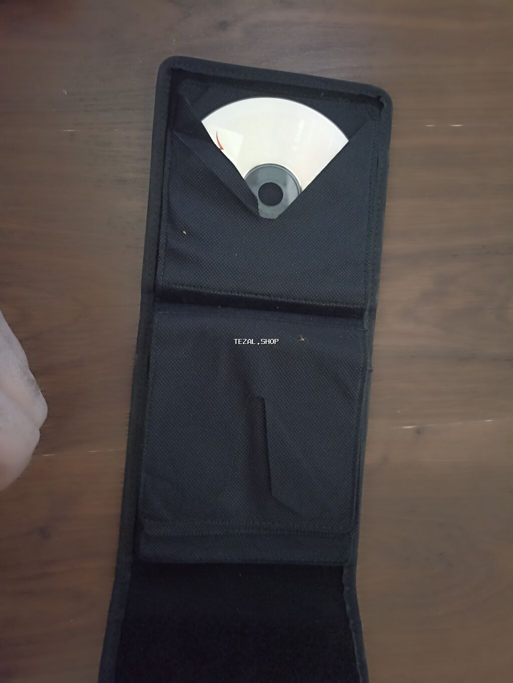 Sony CD/DVD disk qabı – yumşaq parça materialdan, qatlana bilən - şəkil 2