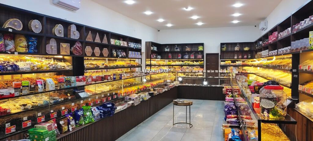 Ərzaq, çərəz və s. mağazalar üçün keyfiyyətli materialdan hazırlanmış