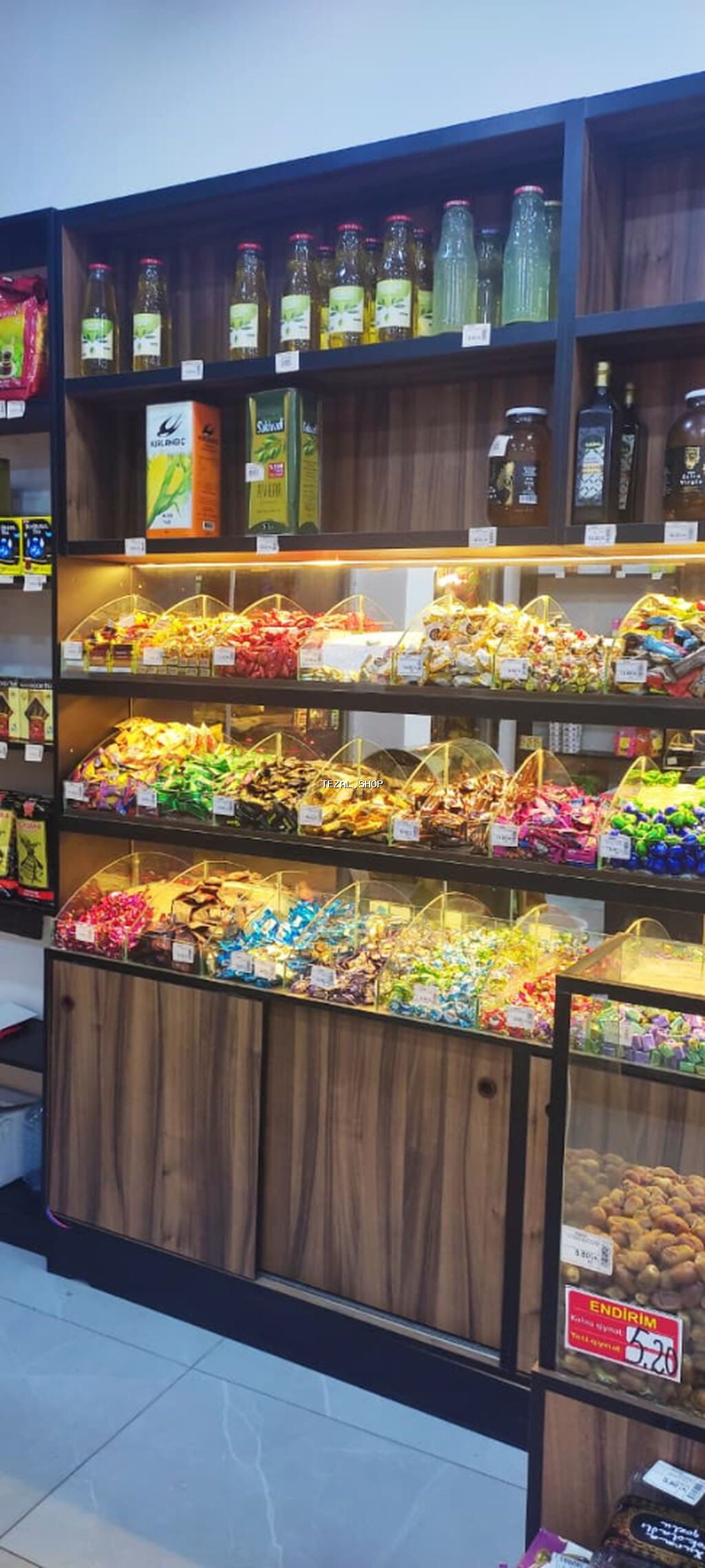 Ərzaq, çərəz və s. mağazalar üçün keyfiyyətli materialdan hazırlanmış - şəkil 5