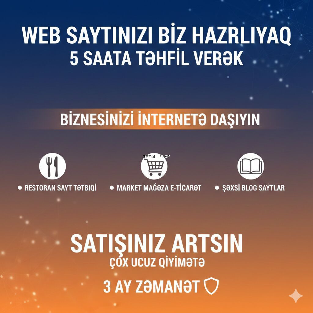 Veb saytların hazırlanması