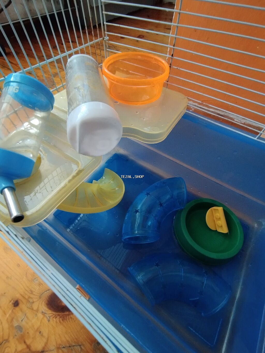 Hamster,qus qəfəsidir.təcili satılır deyə ucuz satıram və 1cə parçası - şəkil 2