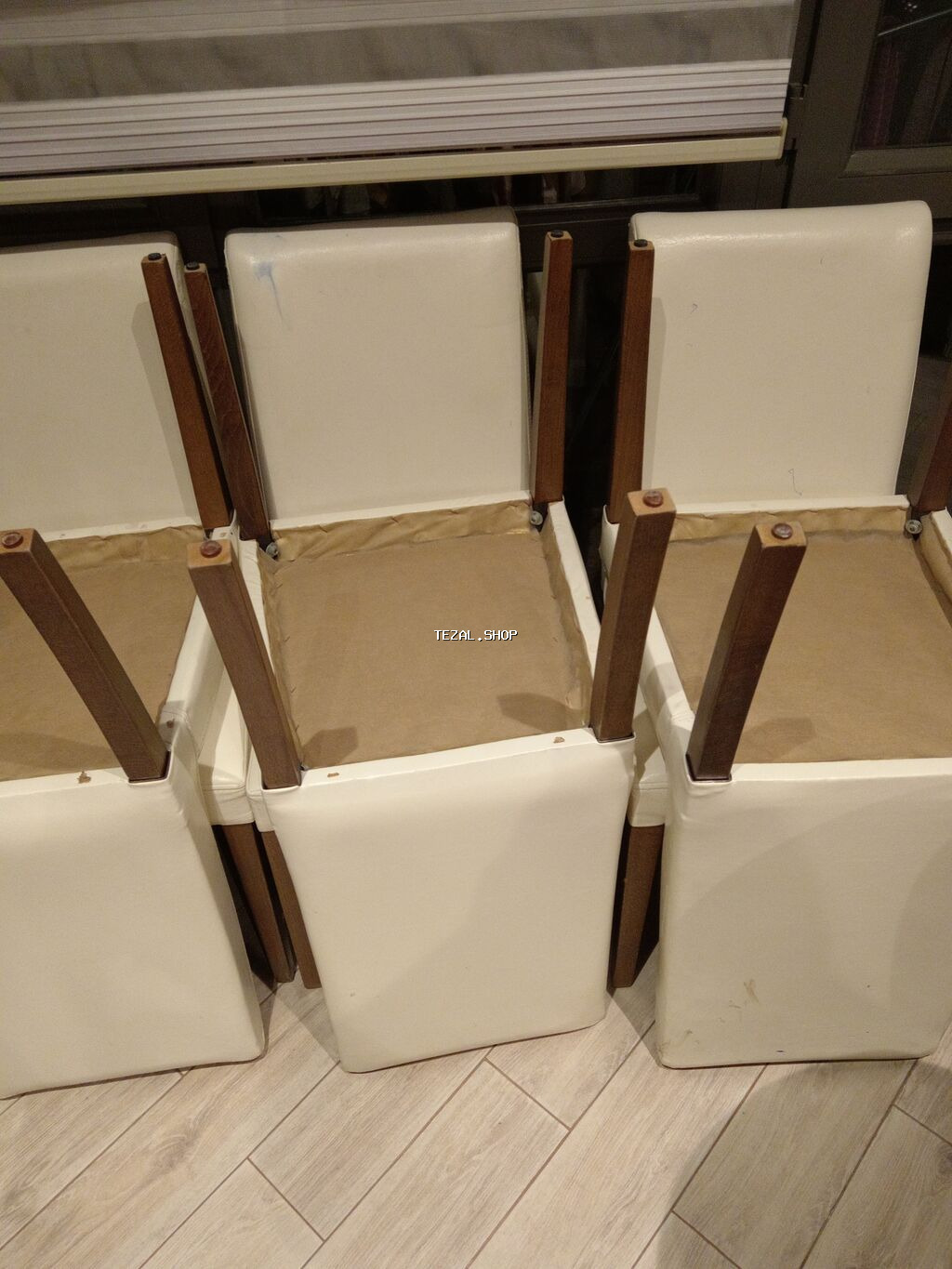 Mətbəx üçün, Qatlanmayan, rəng - Ağ Stul