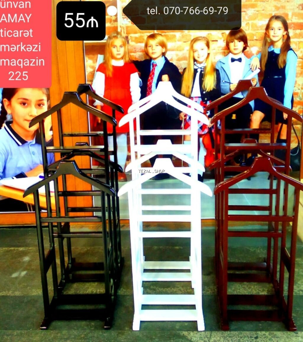 Asılqanlar paltar asmaq üçün. Yeni. Ünvan Amay ticarət mərkəzi - şəkil 5