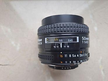 Nikon AF Nikkor 50mm f/1.4D obyektiv - Klassik 50mm sabit fokus - şəkil 2