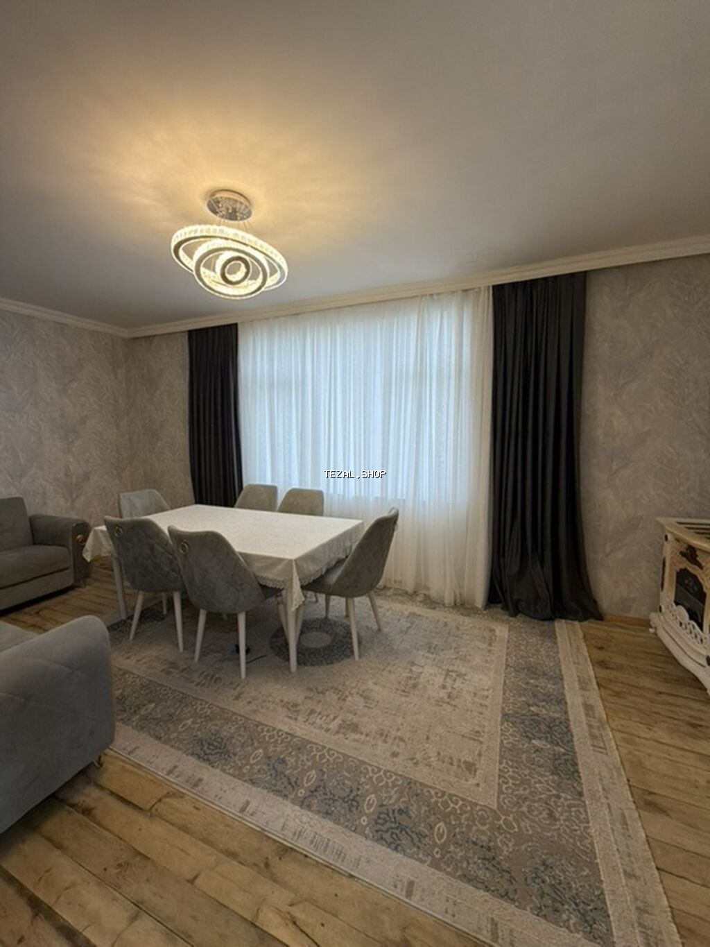 3 otaqlı, 100 kv. m, Orta təmir